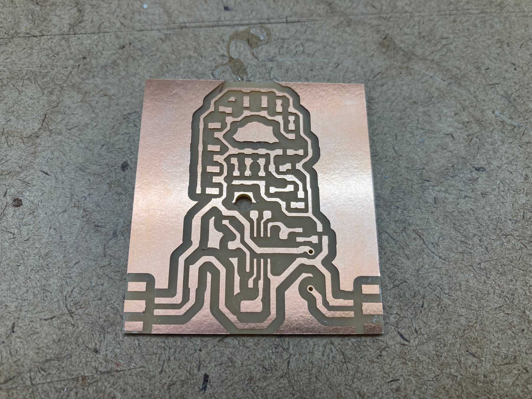 The milled circuit board