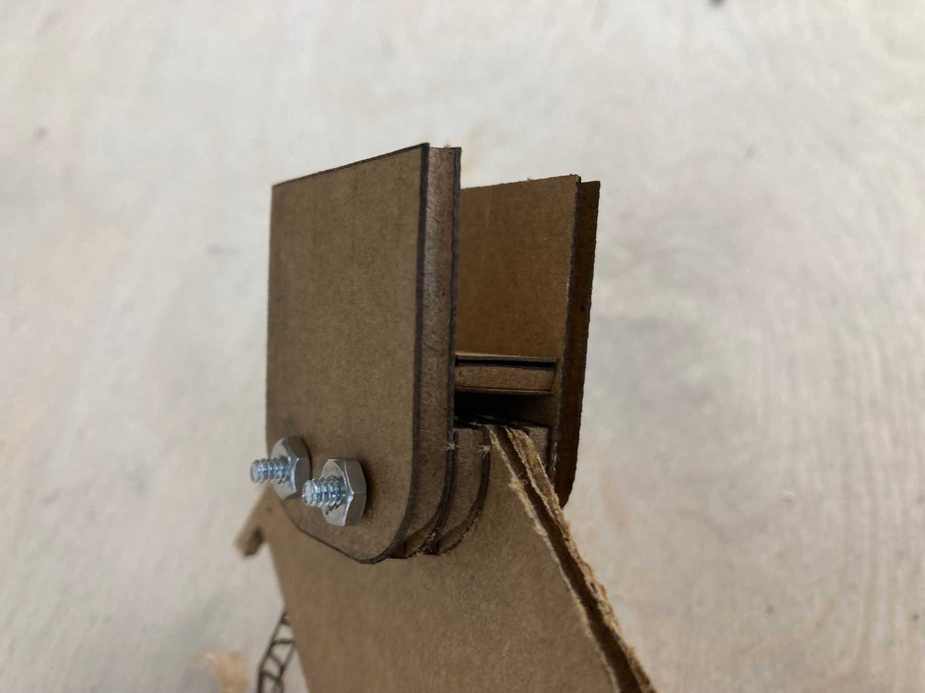 Cardboard enclosure prototype