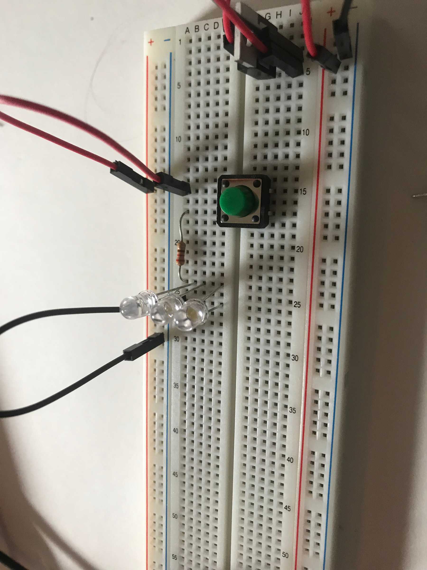 Three LEDs in parallel
