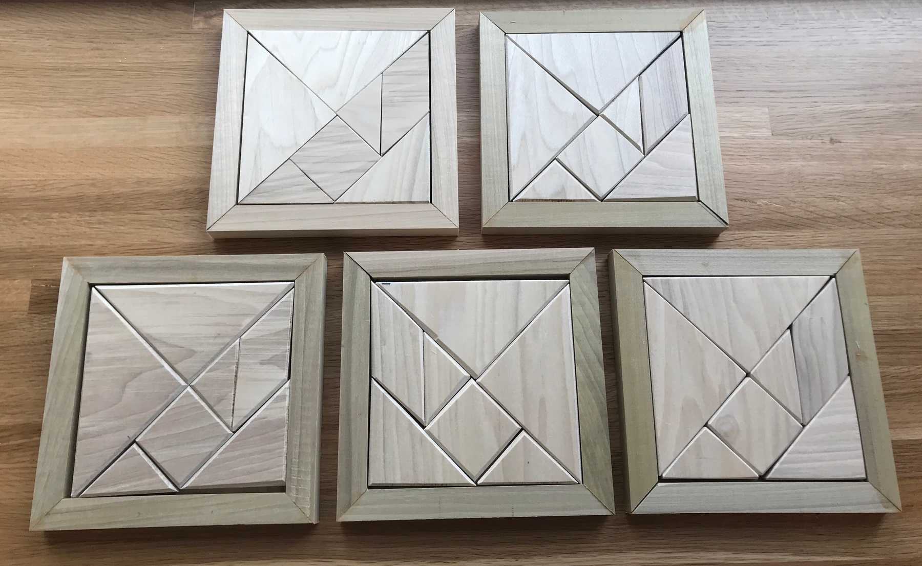 5 sets of tangrams